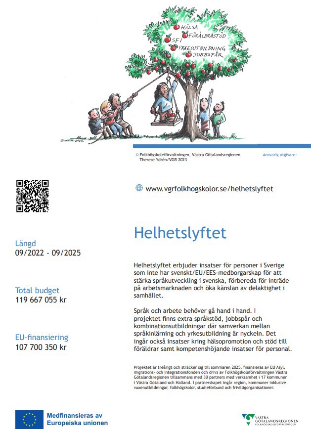 Affischbild med information om Helhetslyftet